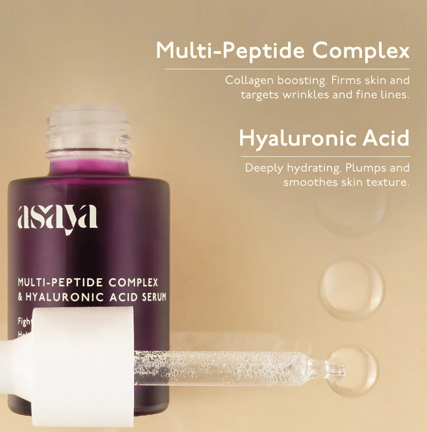 5% Multi Peptide Complex & Hyaluronic Acid Serum for Face, Collagen Booster - Mini - Image 3