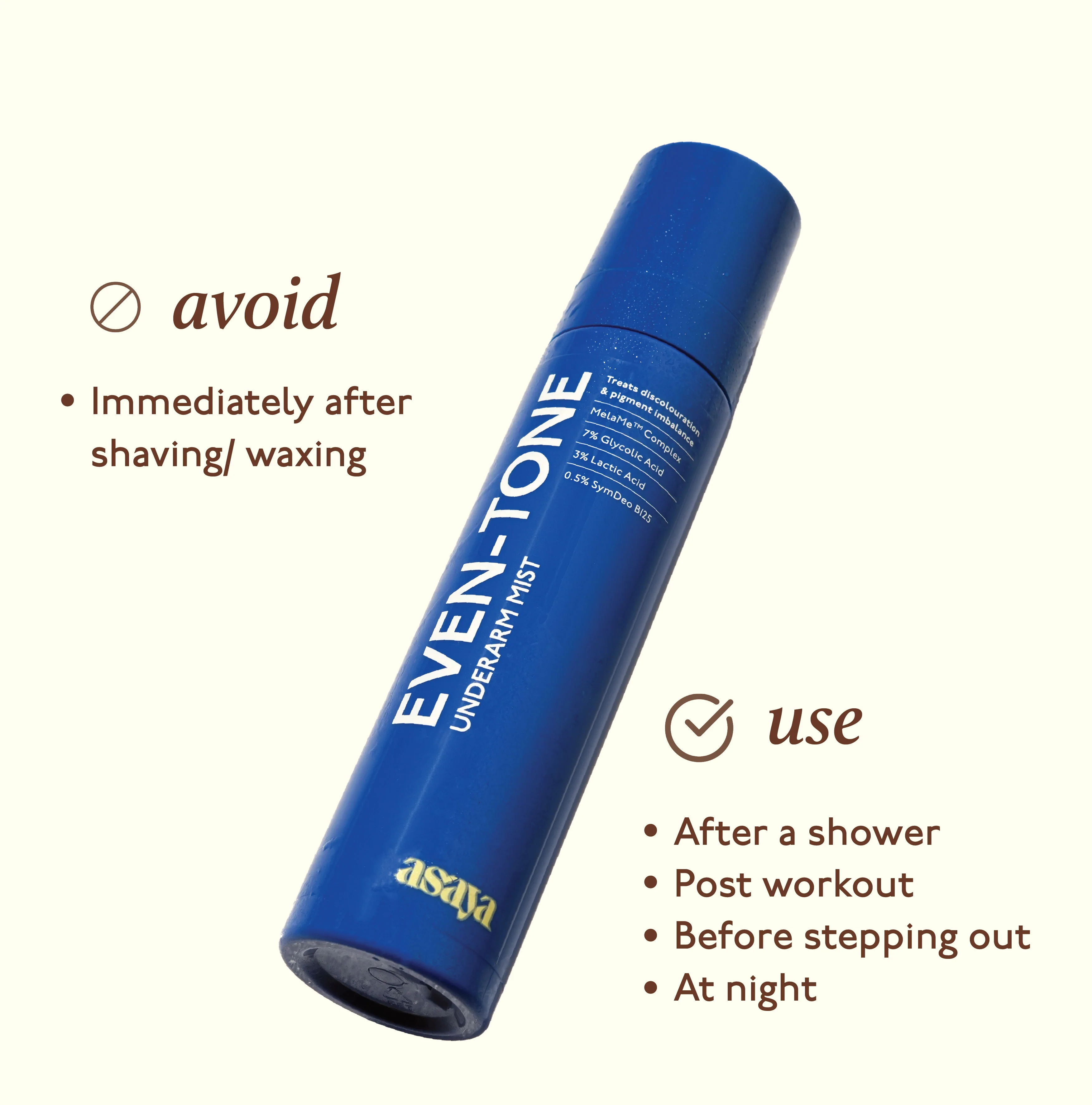 Even Tone Underarm Mist - Dark Patches and Odour Control Spray - Image 6