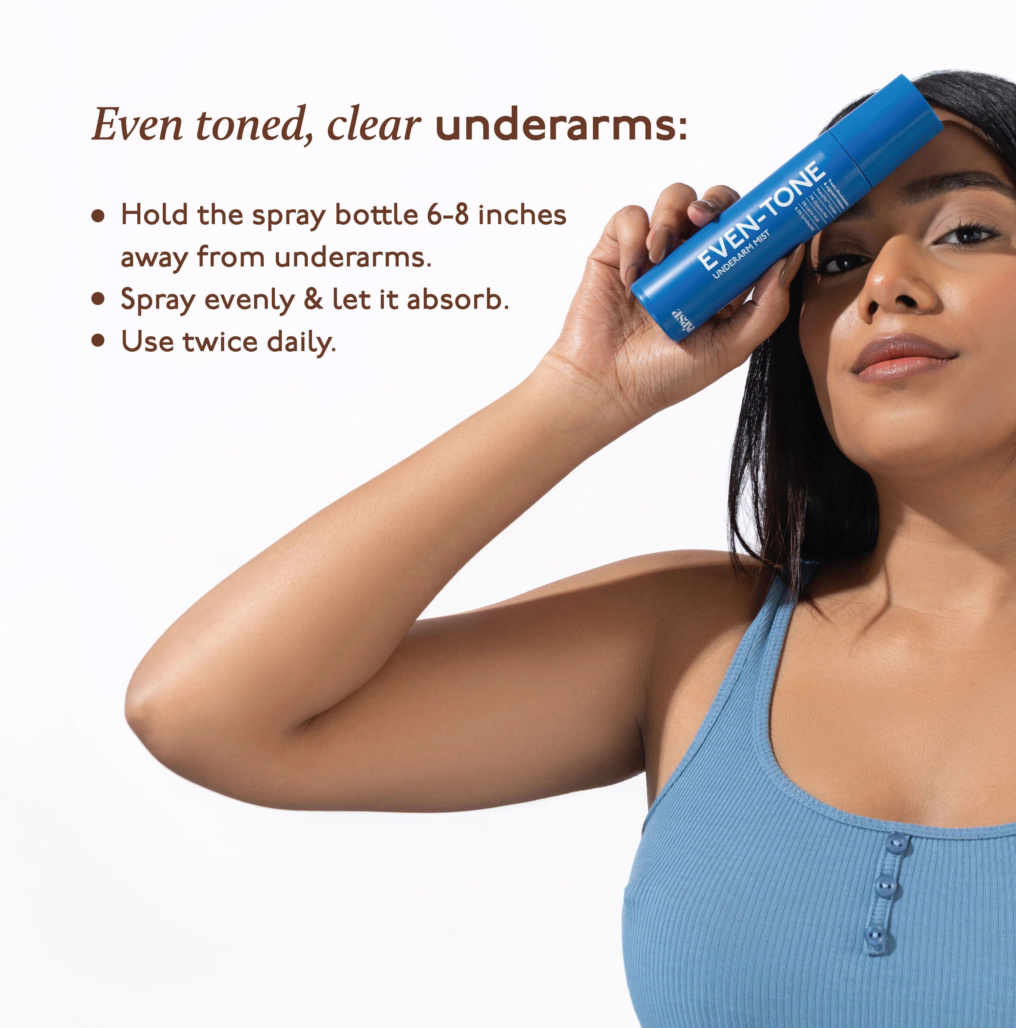 Even Tone Underarm Mist - Dark Patches and Odour Control Spray - Image 9