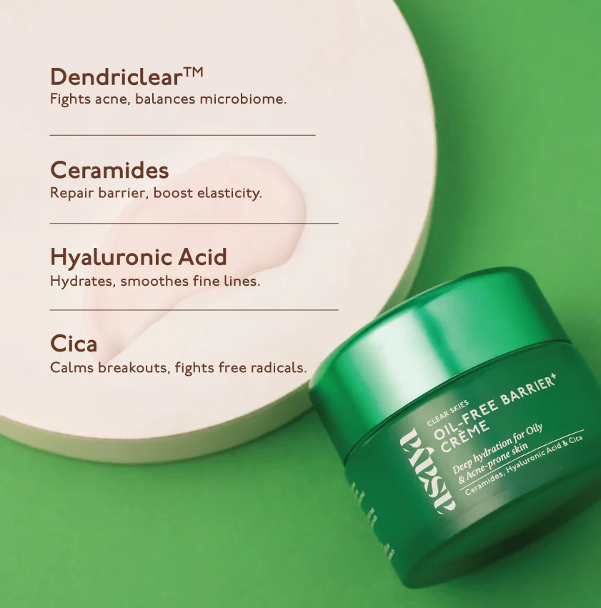Oil-Free Barrier+ Crème - Barrier Repair & Hydrating Moisturizer for Oily & Acne Prone Skin - Image 3